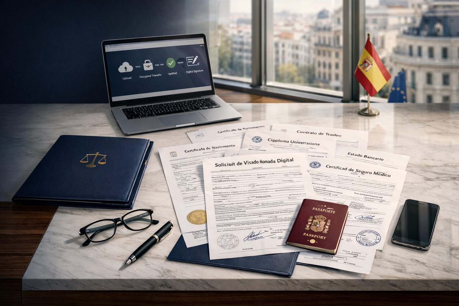 What Documents Need a Spain Digital Nomad Visa Translation?