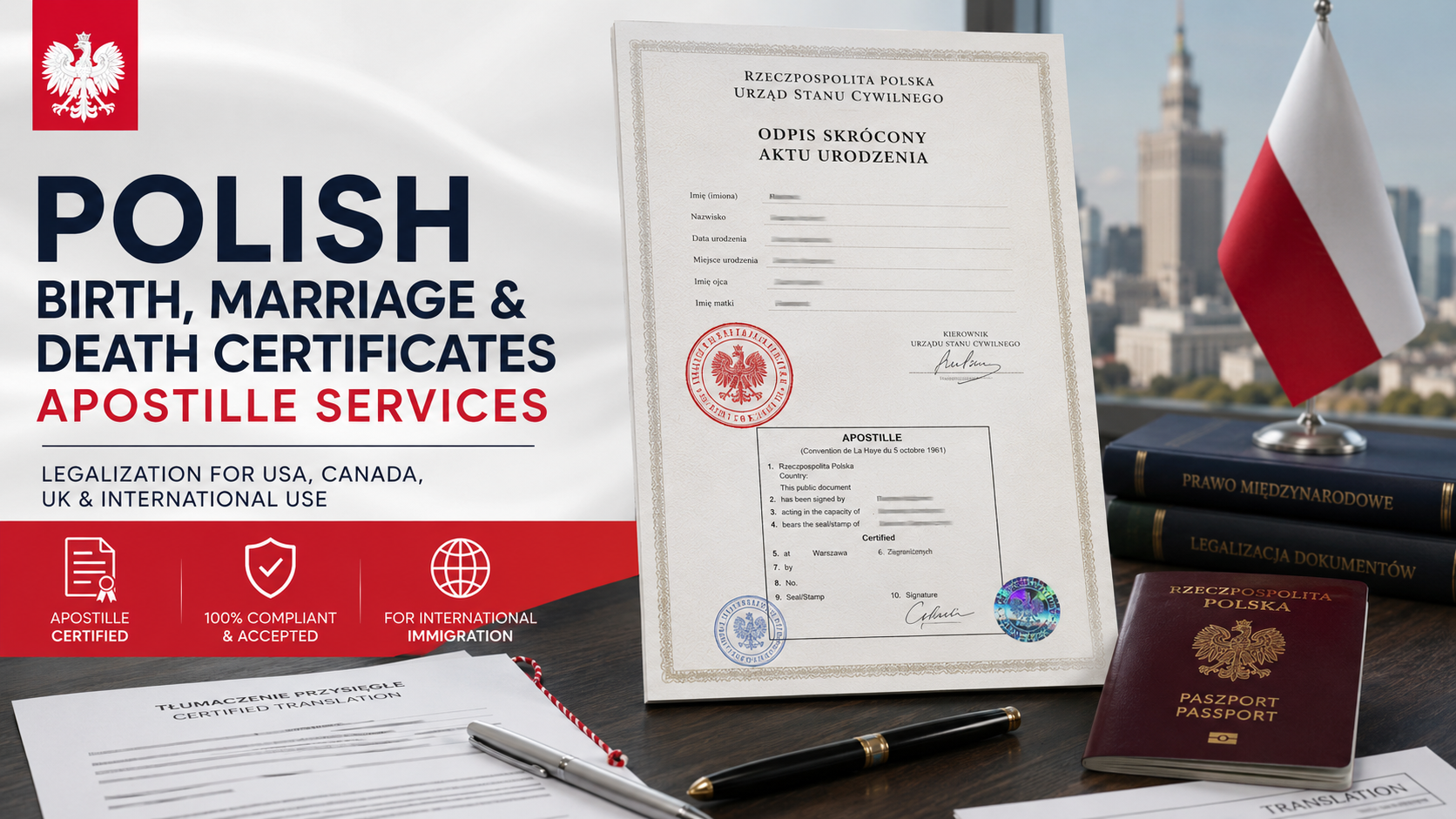 How to Get an Apostille for Polish Birth, Marriage, and Death Certificates: The Definitive Guide