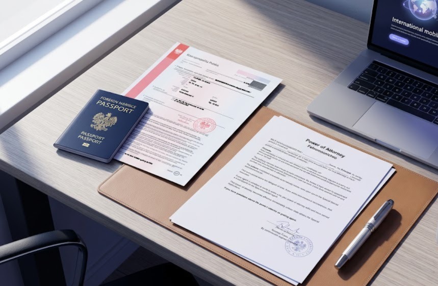 Foreign passport securing a Polish Apostille without PESEL.