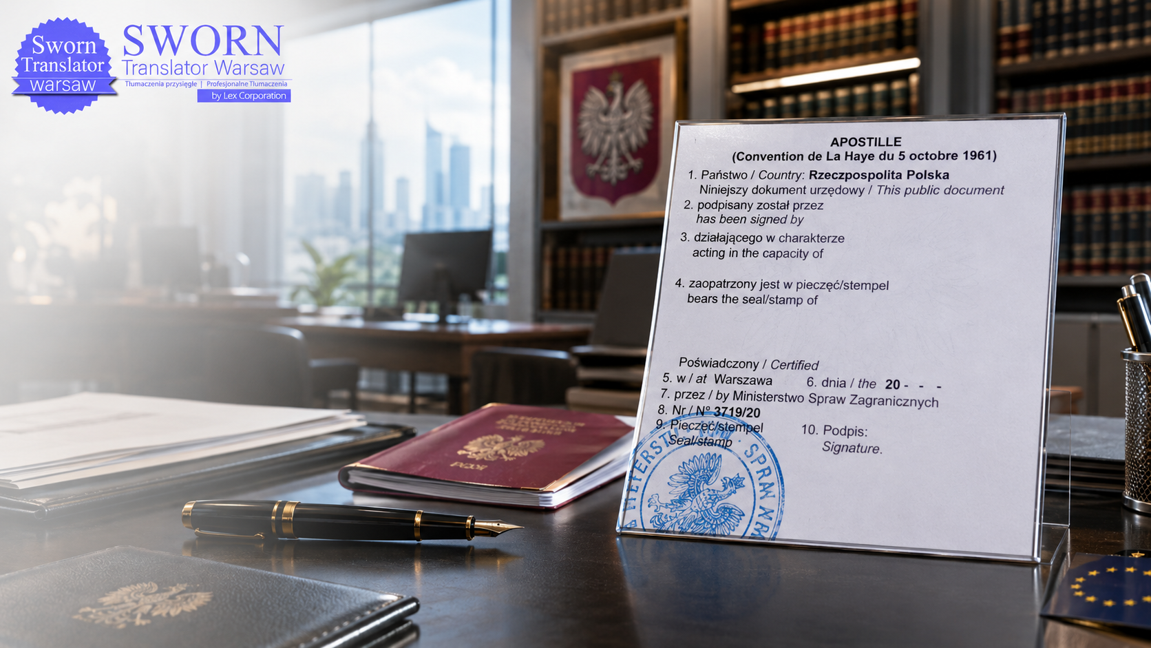 What is the Legal Process for a Polish Apostille and Sworn Translation in Warsaw